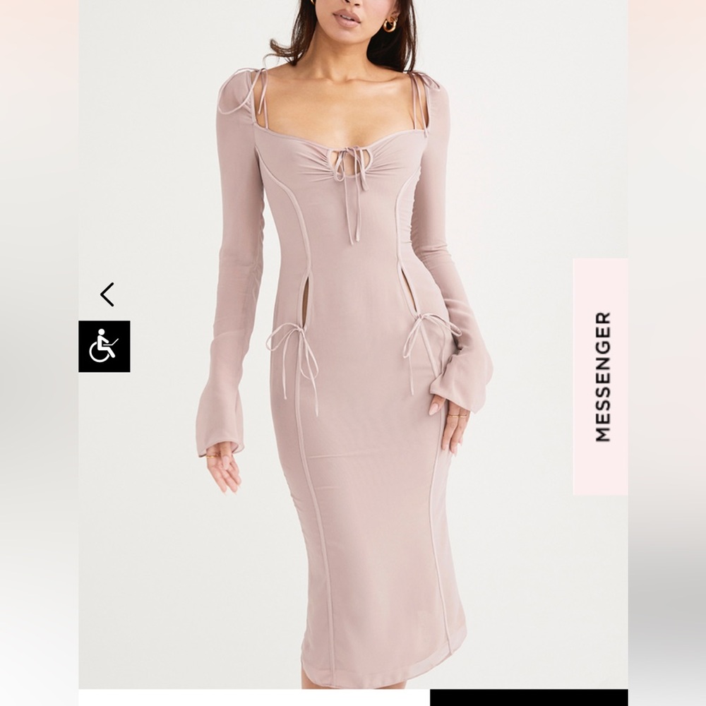 House of CB Ophelia crystal dress size L with bigger cup